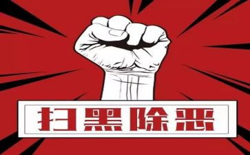 扫黑除恶工作总结工作总结5篇