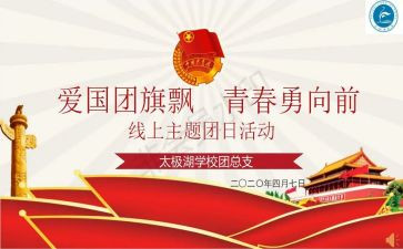 团日活动心得体会通用6篇
